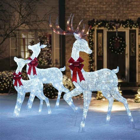 color changing christmas lights. . Lighted deer christmas decoration